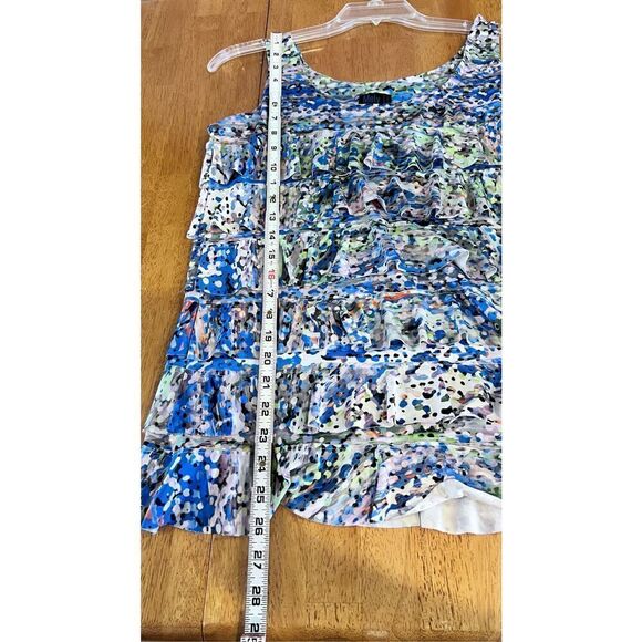 MELY NEW YORK RUFFLE TANK WOMENS SIZE M - Picture 6 of 7